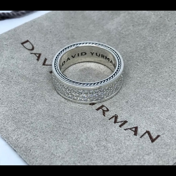 NWT- DAVID YURMAN 3 ROWS OF PAVE SET DIAMONDS 1.92 - Picture 5 of 6